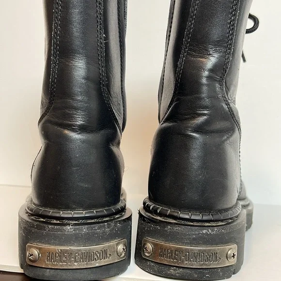 Harley Davidson Moto boots, Wm’s Sz 7 - Picture 6 of 11